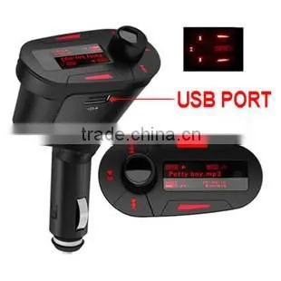 Newest Bluetooth Handsfree Dual USB Car FM Transmitter with Charger