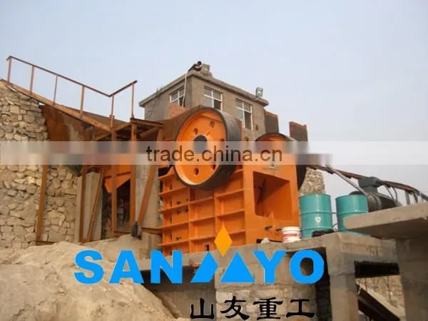SANYYO best quality jaw crusher machine in China with 31 years history