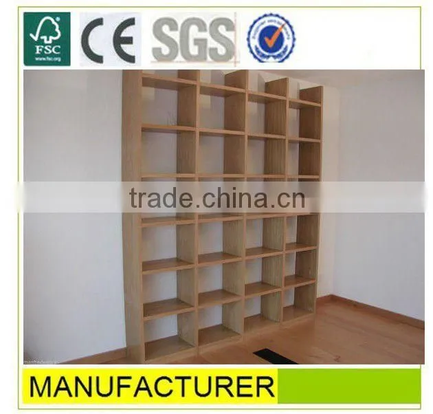 modern cheap white melamine MDF wood bookshelf