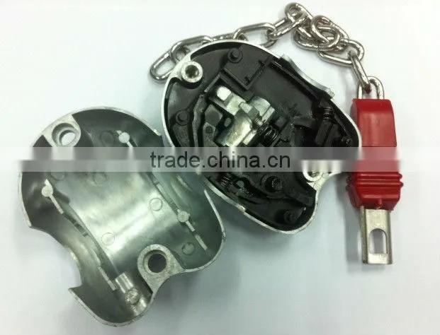 Shopping trolley lock