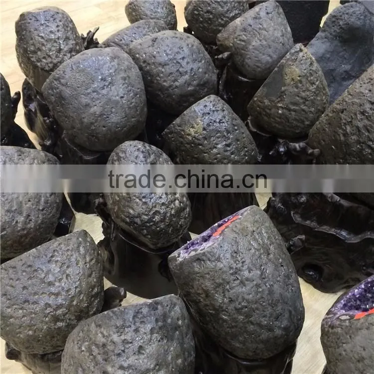 Natural Rock Amethyst Geode Brazilian Crystal Ornaments Wholesale