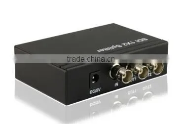 SDI Splitter 1x2 Support Cable >100M , Support 3G/HD/SD-HDMI . Full HD