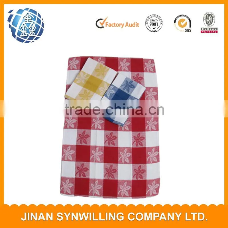 towel in stock factory price wholesale cotton tea towel fabric
