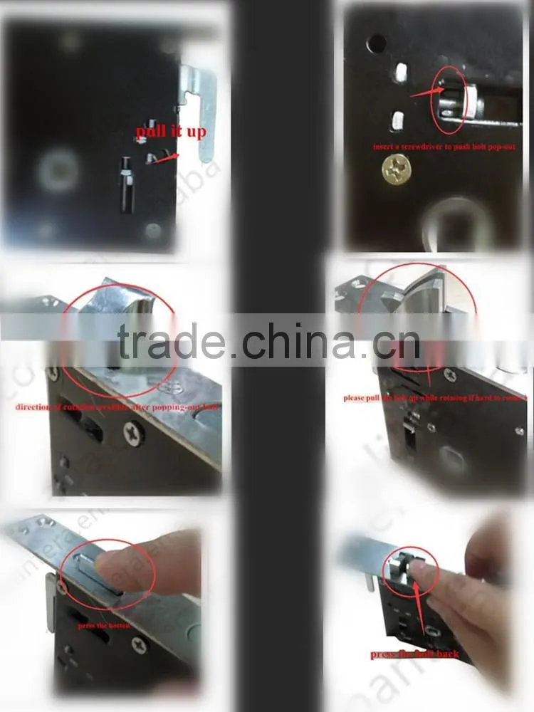 High Level Digital Key Card Lock With Fingerprint Reader