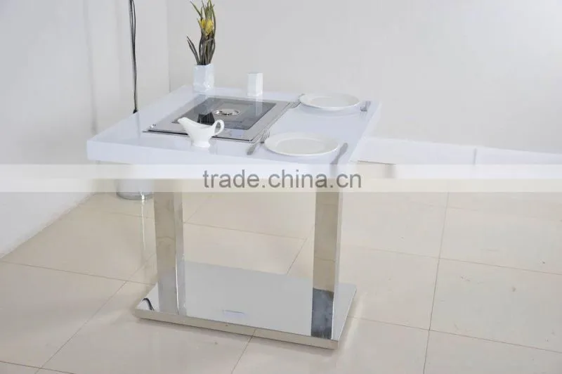 DT-3009 Korean BBQ grill restaurant dining table