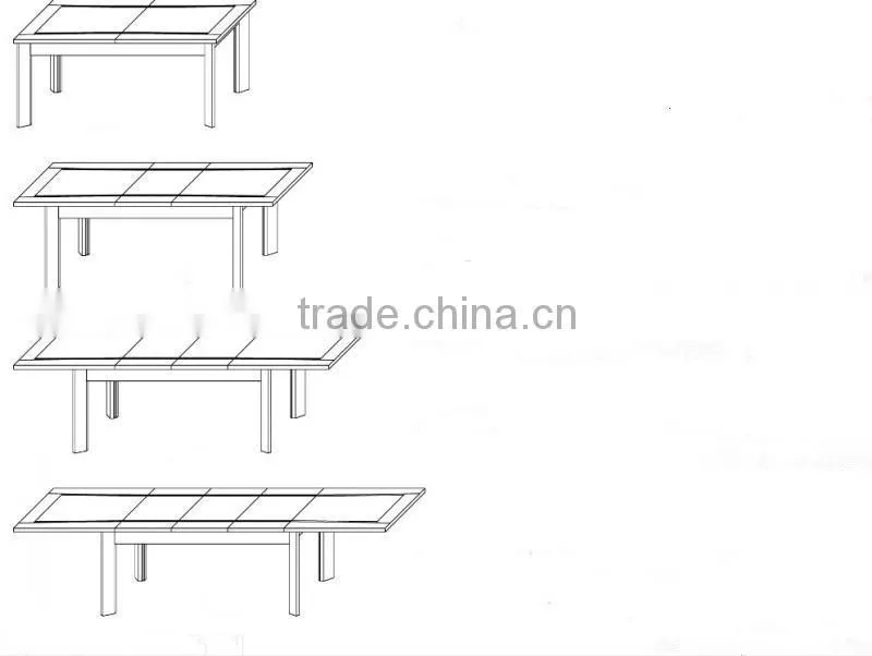 DT-4065 wooden dining table set