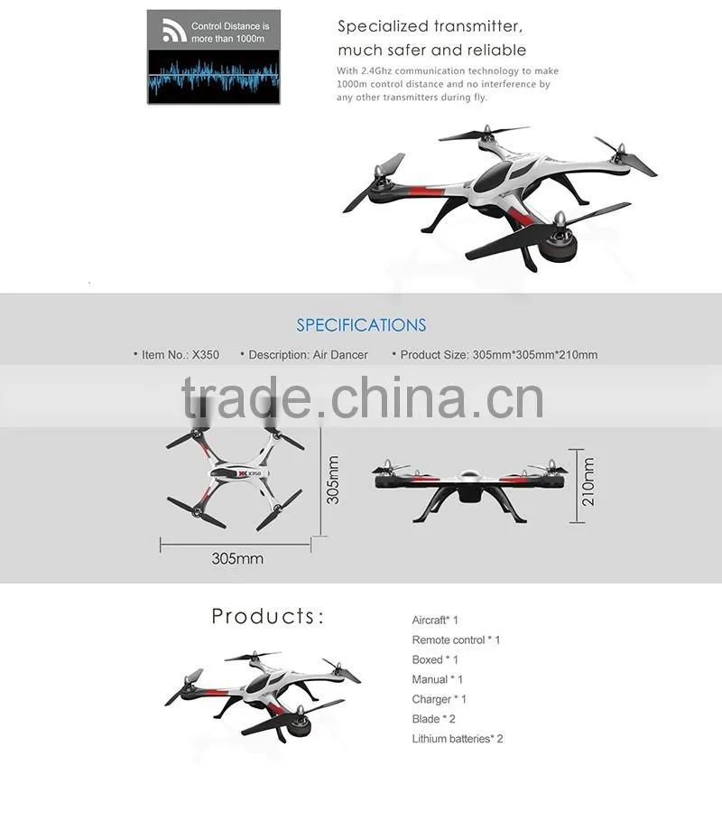 Wltoys XK model x350 drone 3D 6CH 6-Axis Air Drone Dancer Quadcopter FPV RC Quadcopter Toy Helicopter Motor
