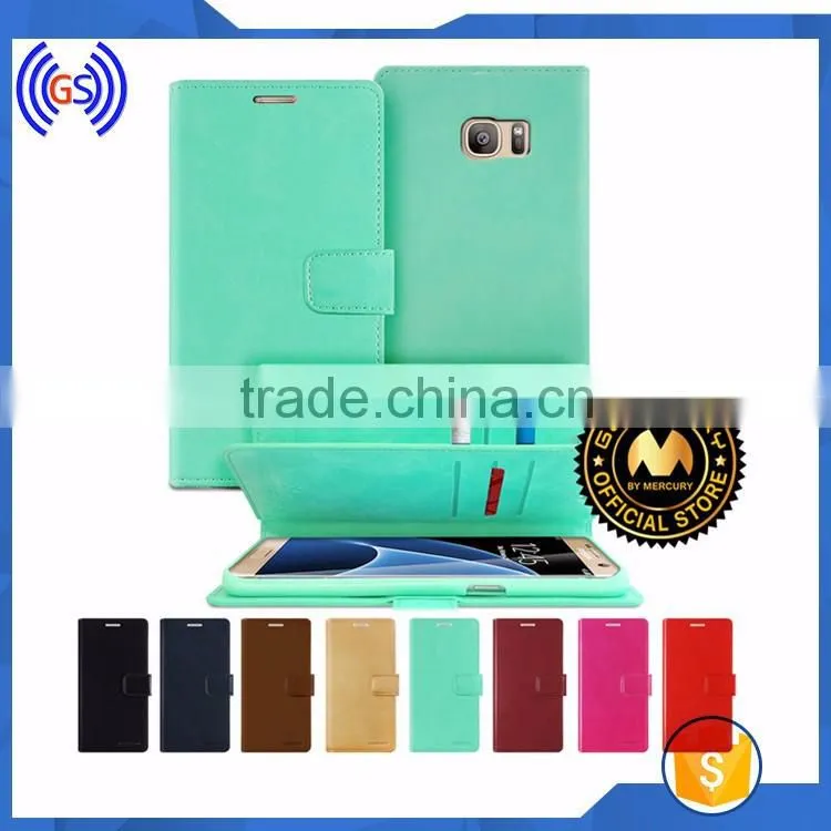 Distribute Mercury goospery business style flip leather phone case for samsung galaxy j3