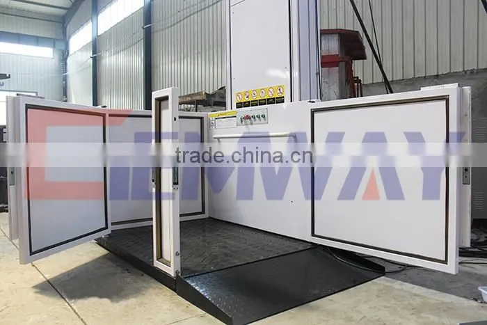 Vertical small home disabled lift elevator price