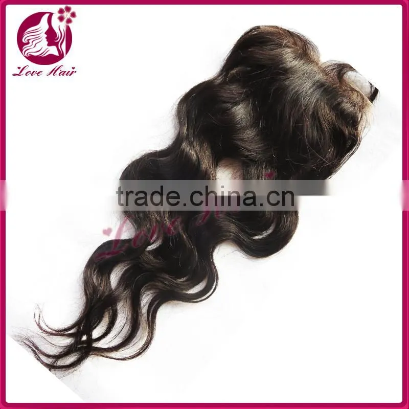 Wholesales Brazilian Silk Base Closure 4*4 middle part and free part Lace Closure