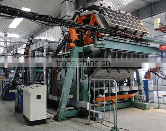 Fridge Seven station rotary door foaming line