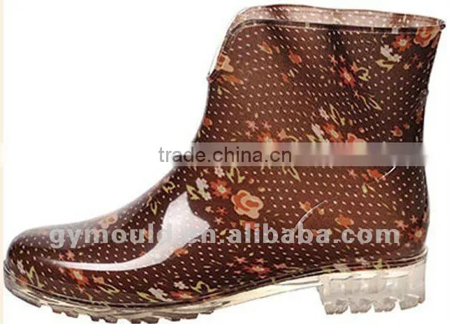 Shiny Wader Gumboots,High heel Fashion Rain Shoes ,Wellington Boots,Wellies