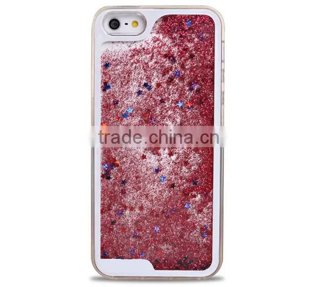 clear 3D quicksand frosted custom case for iphone 6 6s/7