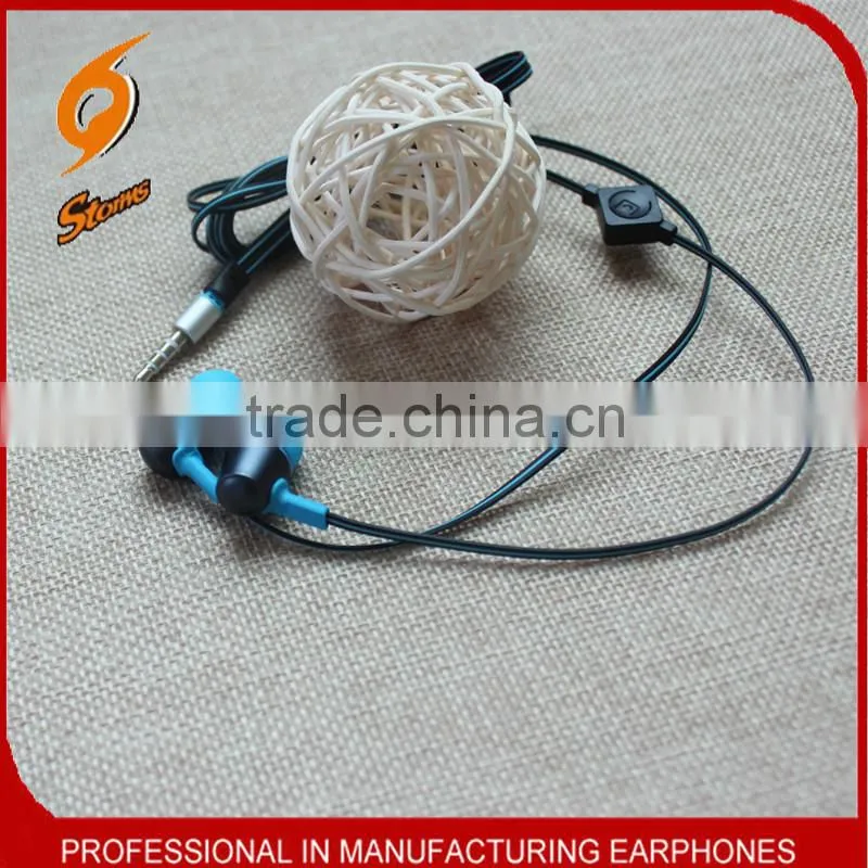 Hot Sell Matel earphone for mobile phone, In Ear Earphone