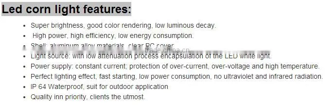 High Brightness E27 smd5730 Led Bulb 80W 220V Epistar LEDs 5730 SMD