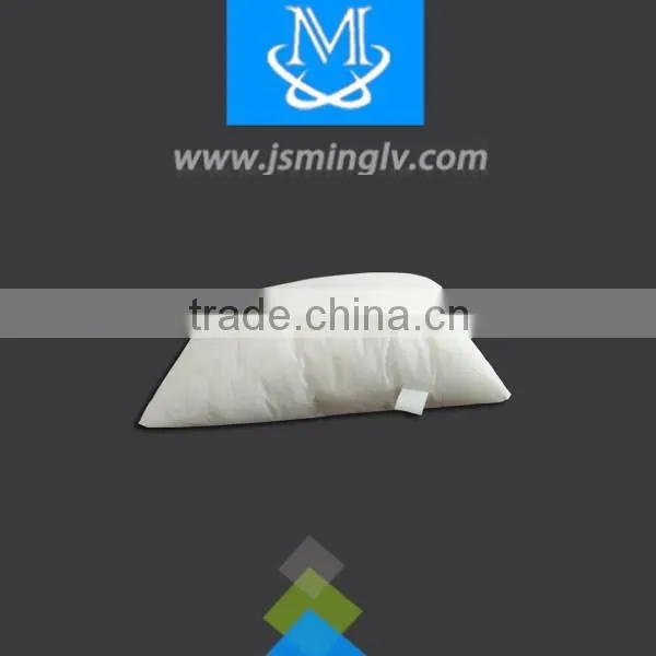 plain customized pillow with sewn-in label