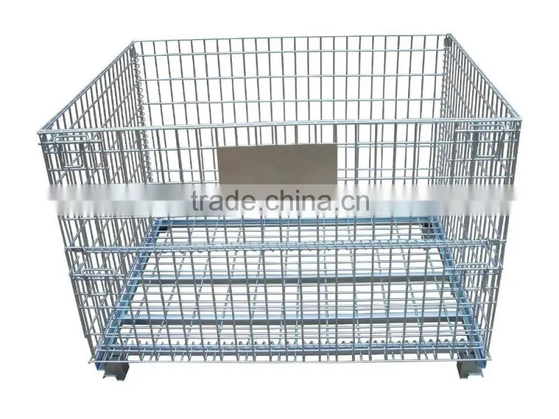 Icegreen Warehouse Zinc Plated Folding Wire Container