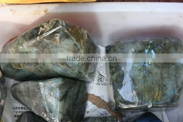 Wholesale Natural Blue Rock Quartz Labradorite Gemstone