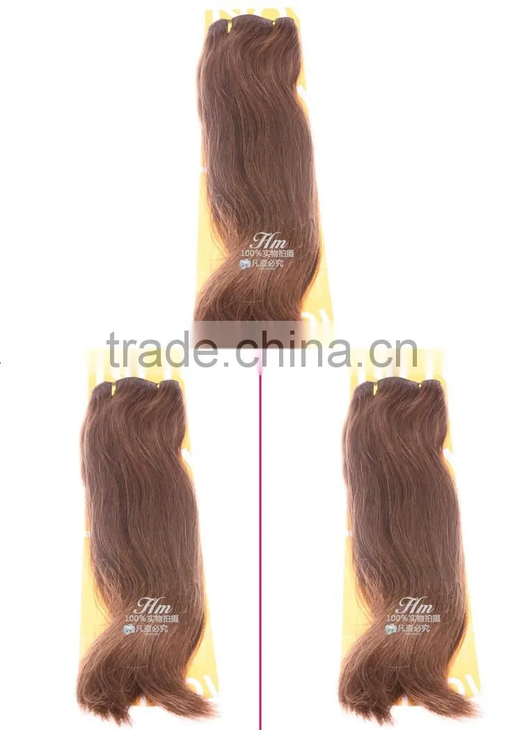 Blonde color natural wave wholesale russian human hair extensions