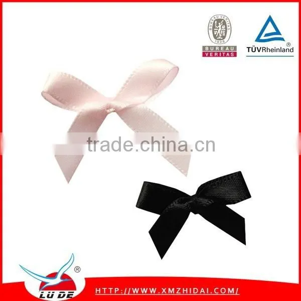 new design Gift packing use printed satin bows