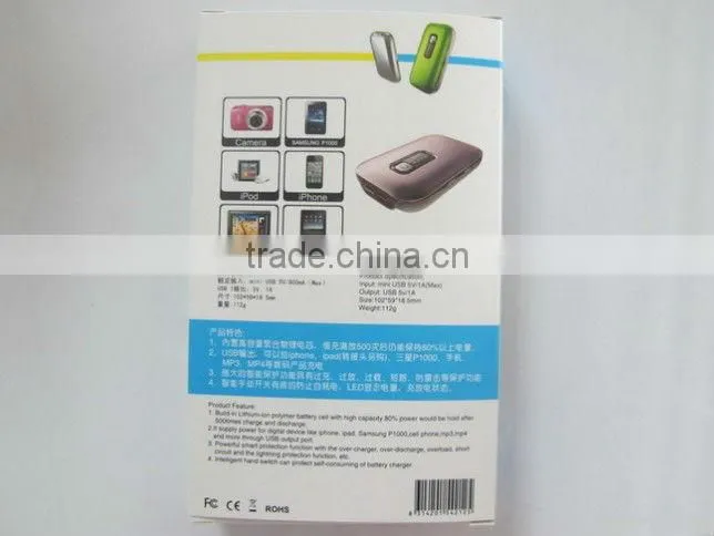 PS-4000 4000mAh portable power bank,4000 mAh Power Bank
