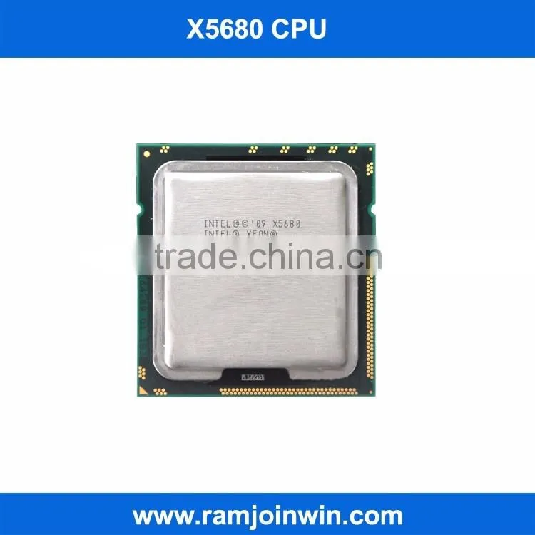 X5680 socket lga1366 six- core intel cpu price in China