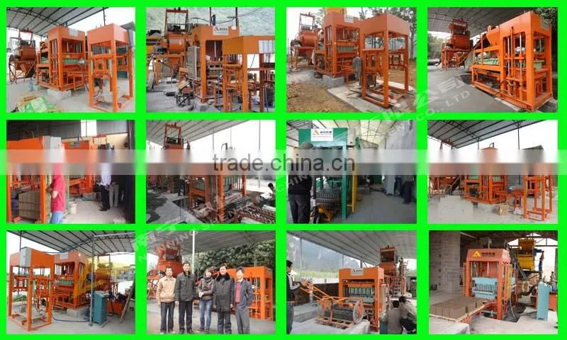 Hot sale! ShentaQTY6-15 automatic concrete paver block machine