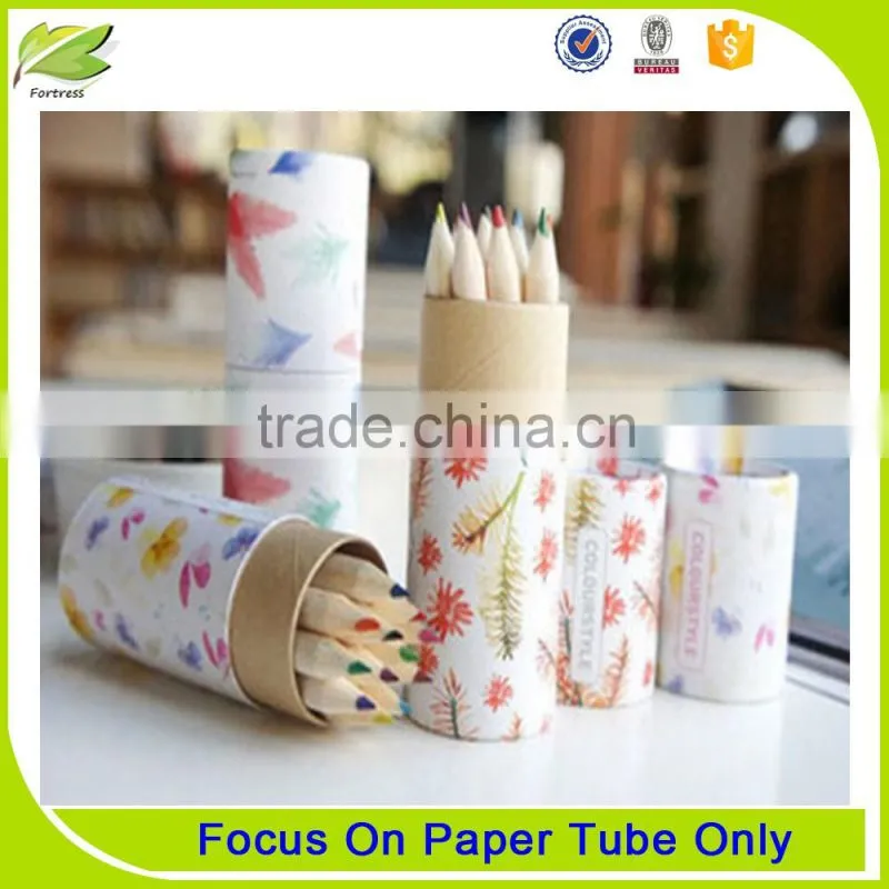 Alibaba china logo printed cylinder paper tube for pen