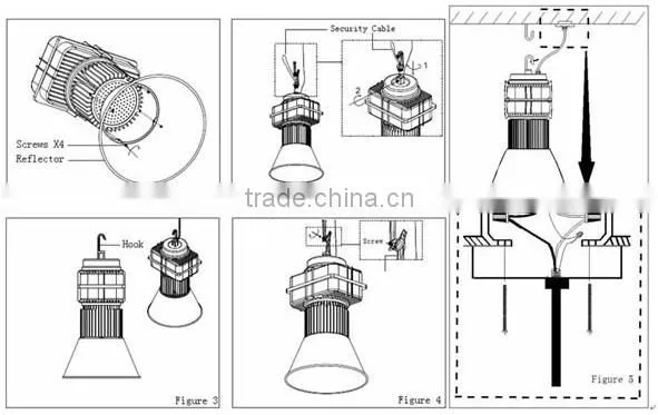 On sale high quality 30-200w ip65 led high bay light