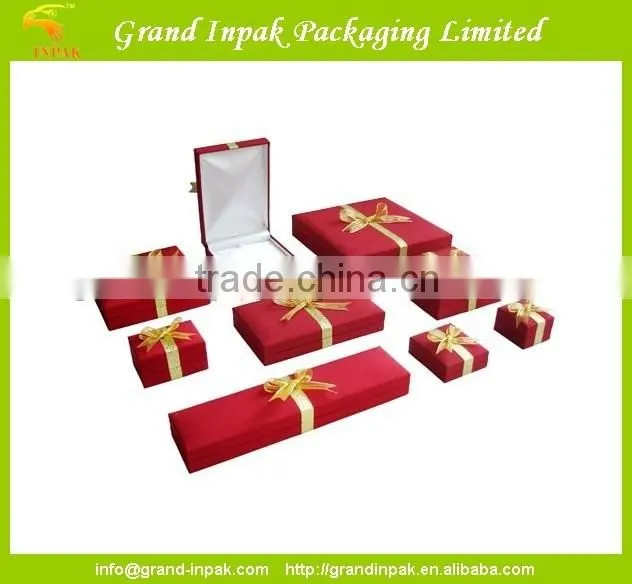 Wholesale display storage gift jewelry box,velet custom packaging luxury jewelry set box