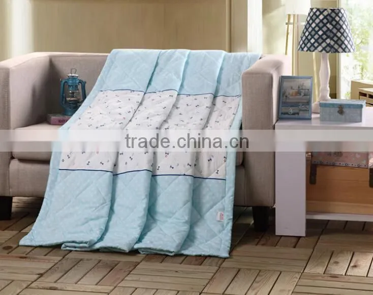 Hot-selling brushed microfiber polyester reversible cashmere silk fitted quilt / comforter / duvet