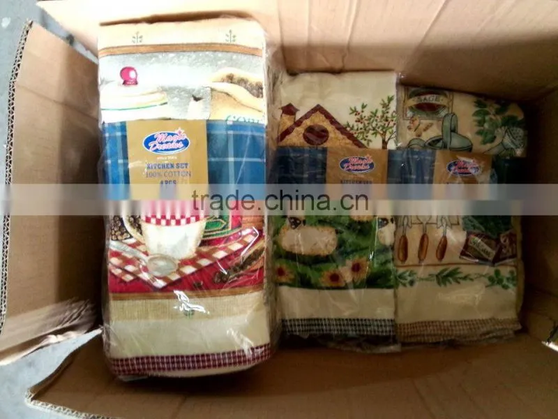 silk screen printing cotton twill material fabric tea towel