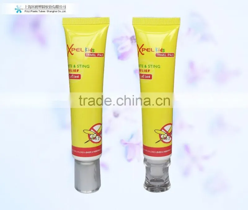 transparent plastic tube for cosmetic packaging
