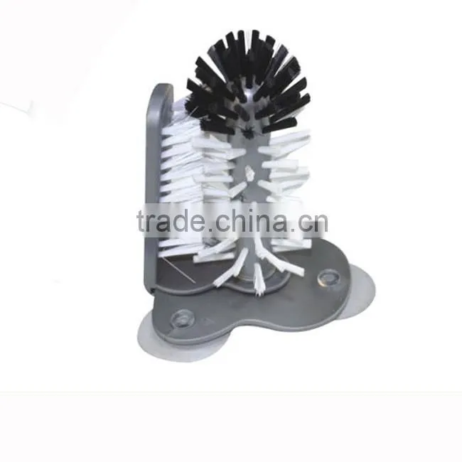 Kitchen brush cleaner, PET bristle cup brush