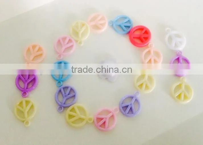 Popular Cheap Black & White Colour Stripe Resin Bead Wholesale Bead For Spring Beaded Necklace Jewelry