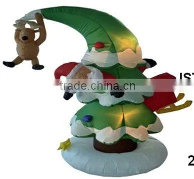 artificial christmas trees inflatable