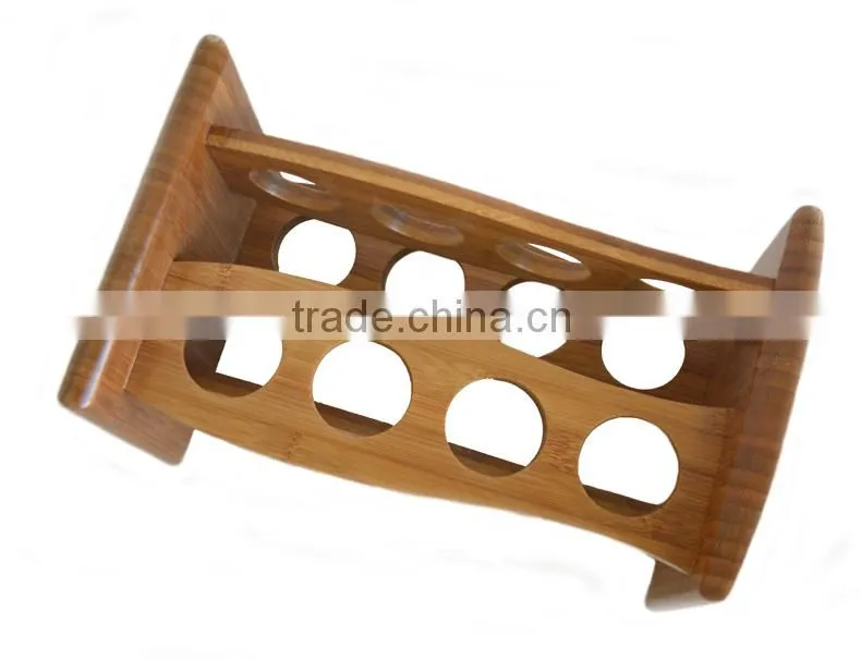 DT016 Paniting Bamboo/Wooden Rotating Kitchen Spice Rack/ Holder for Pepper