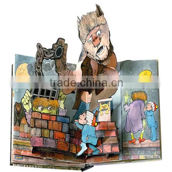 POP-UP Book for children,POP-UP Book with magic world,POP-UP Book