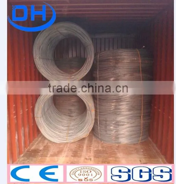 SAE1008 5.5mm hot rolled steel wire rod price in coil