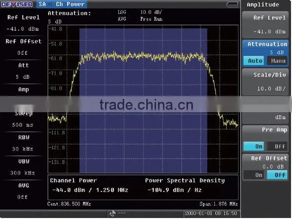 NEW Deviser SA8300A 9kHz~3GHz Portable Spectrum Analyzer