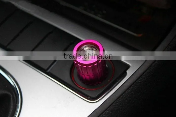 12V rechargeable car flashlight Plugs into car socket directly for charging mini flashlight