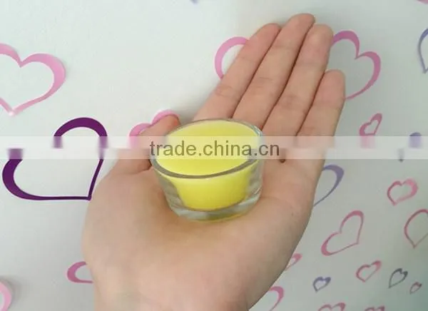 colourful flameless scented tealight candle, soy wax