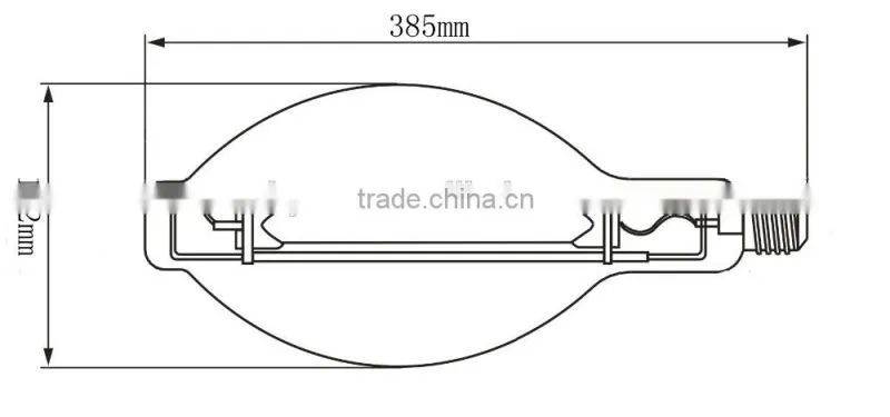 Up-water metal halide lamp fishing lamp 1500W