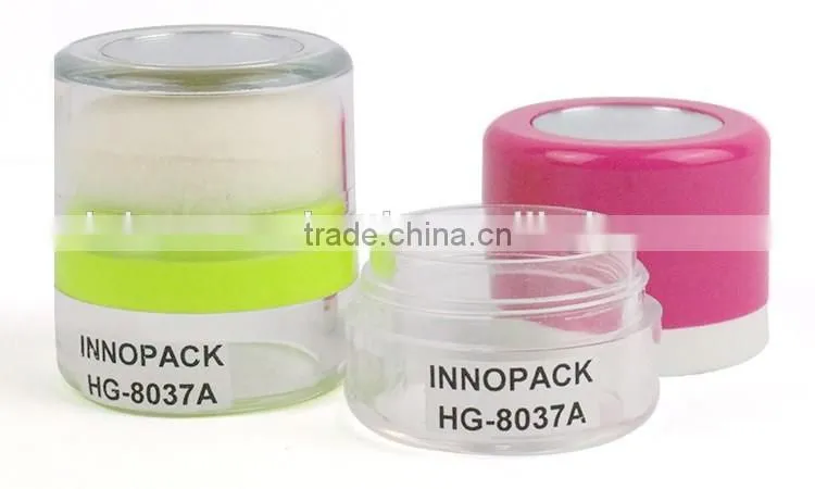 China supplier cosmetic waterproof liquid foundation bottle with sponge