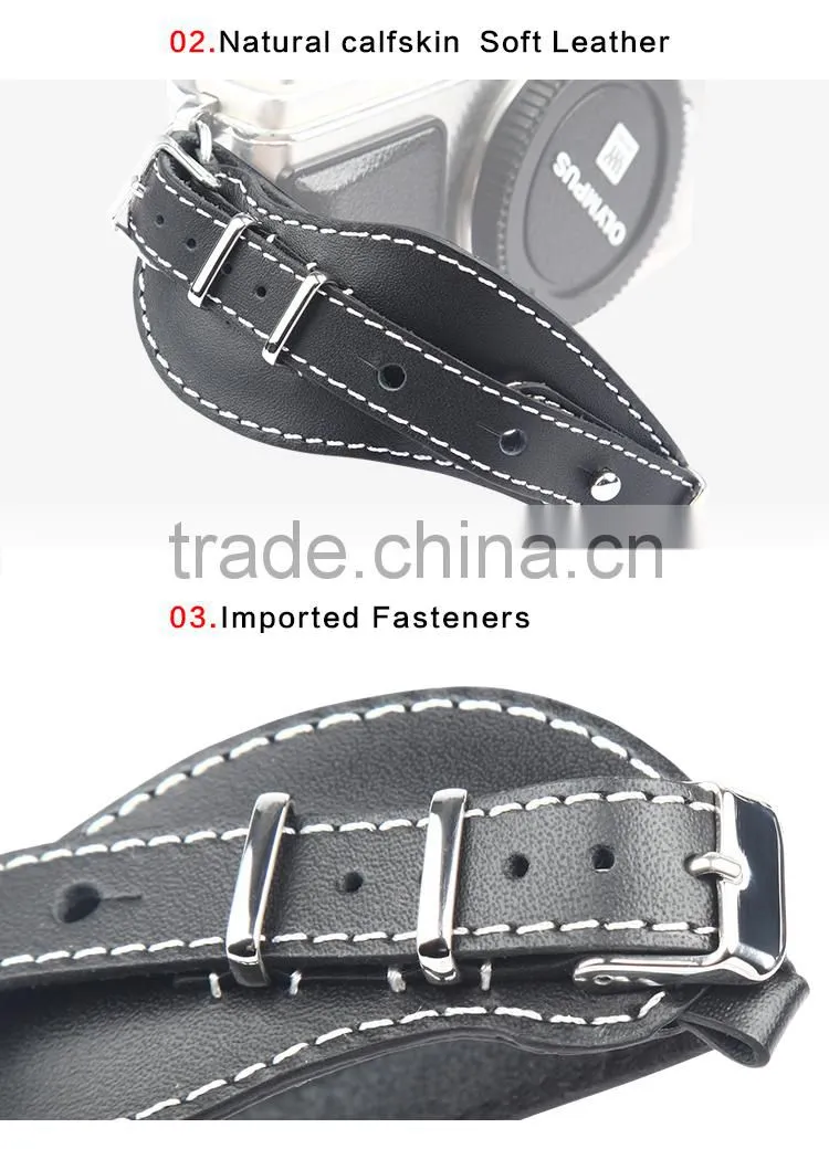 Wholesale Genuine Leather Mirrorless Camera Strap