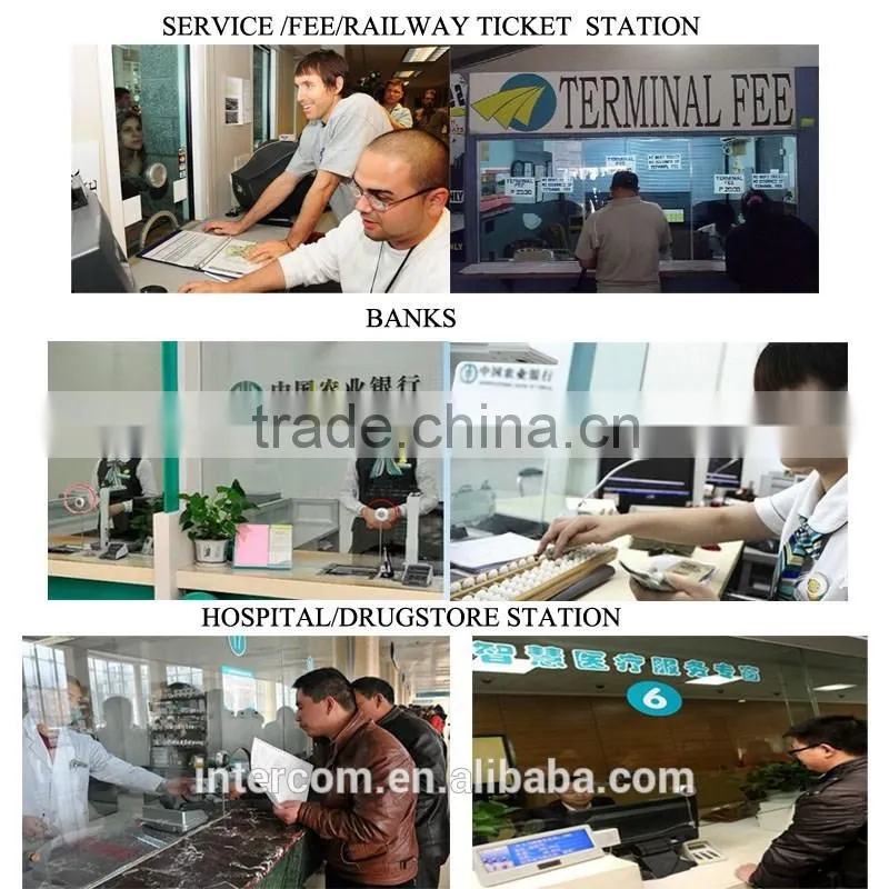 dual way intercom kits for ticket station