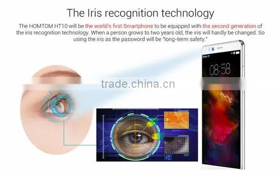 HOMTOM HT10 5.5 inch Iris Recognition Android 6.0 MTK6797 ( Helio X20 ) Deca Core 4GB RAM 32GB ROM 21MP + 8MP Cameras