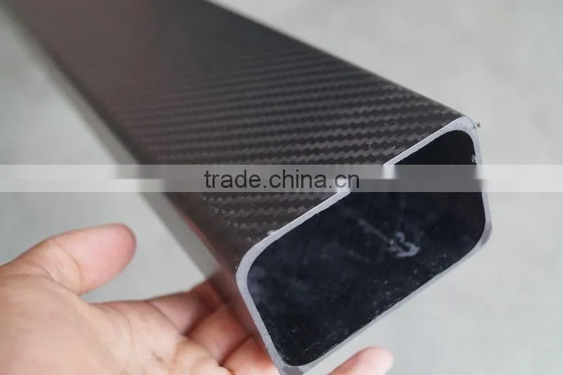 Military quaiity 3k carbon fiber square tube for military factory