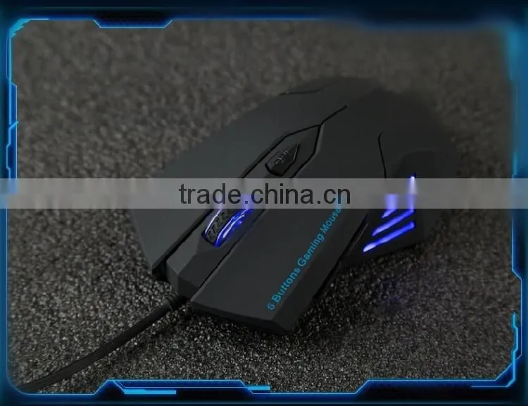 large pretty light up gaming computer mouse