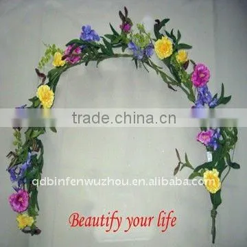 Artificial Plastic Flower Swags for Indoor Decoration